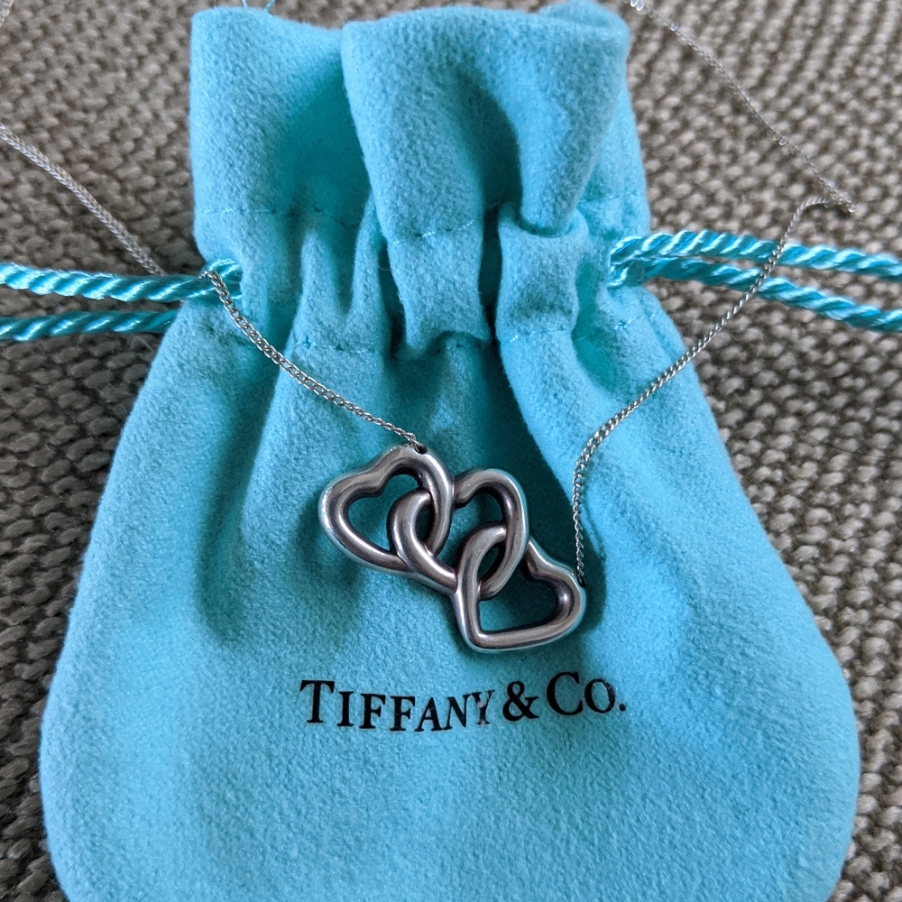 Tiffany and Co Triple Heart Necklace
